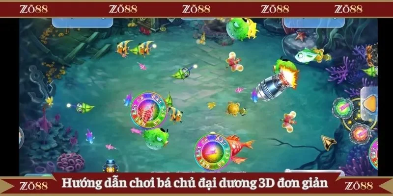 Hướng dẫn chơi bá chủ đại dương 3D đơn giản 