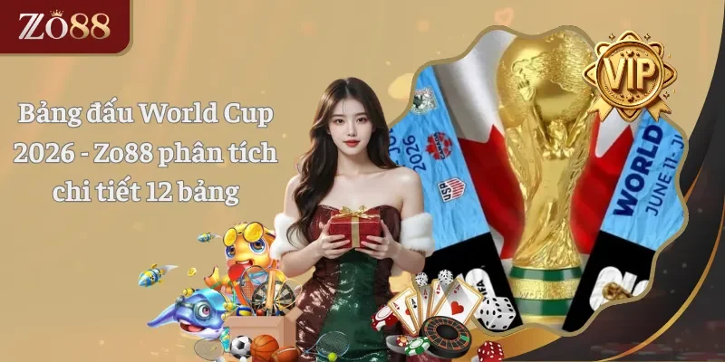 Bảng đấu World Cup 2026 - Zo88 phân tích chi tiết 12 bảng