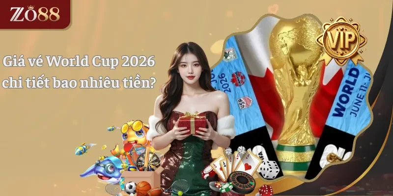 Giá vé World Cup 2026 chi tiết bao nhiêu tiền
