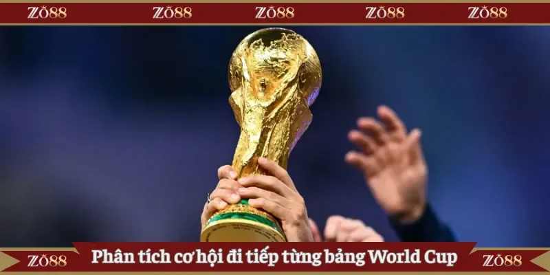 Phân tích cơ hội đi tiếp từng bảng World Cup