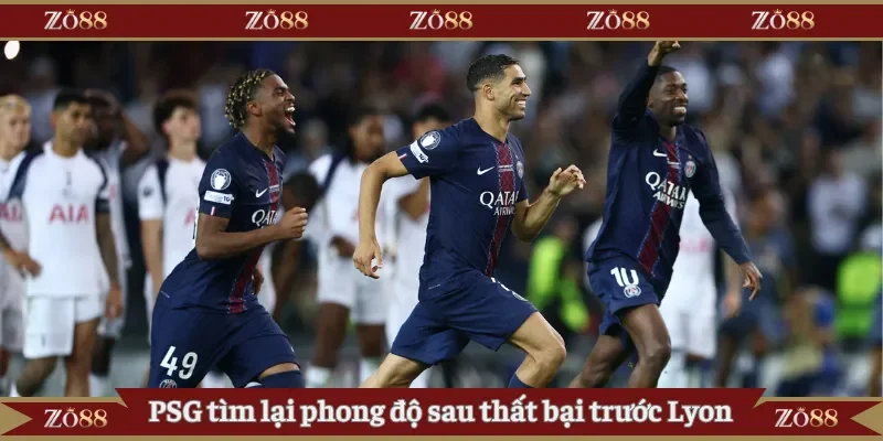 PSG tìm lại phong độ sau thất bại trước Lyo