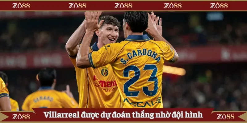 Villarreal được dự đoán thắng nhờ đội hình